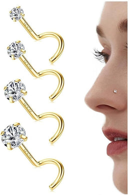 14k Gold Filled Nose Ring Stud