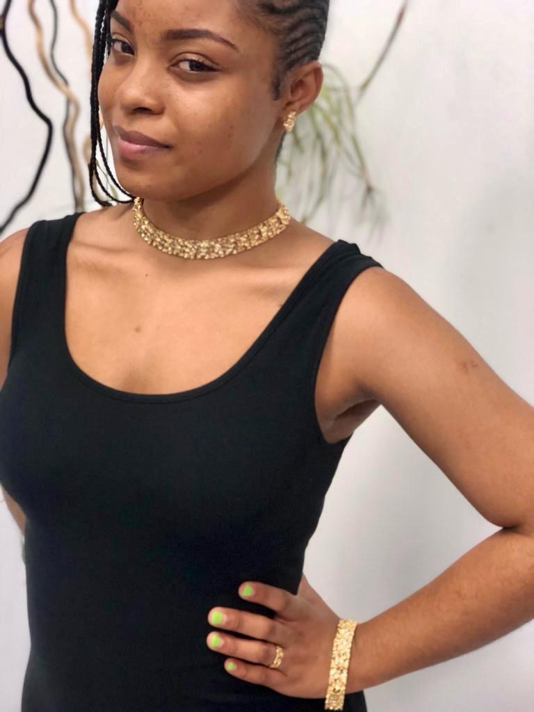 18K Gold Dipped Nugget Chain