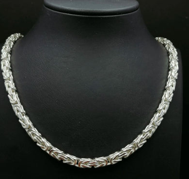 Stainless steel silver necklace “16”