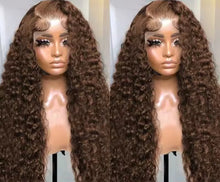 Load image into Gallery viewer, Chocolate Brown Deep  Wave Lace  Wigs