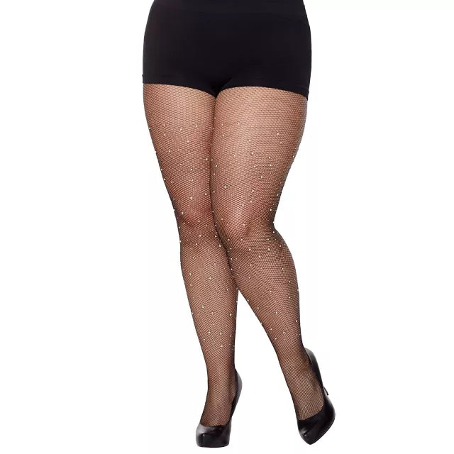 Queen size, Rine stone fishnet