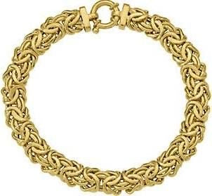 Real Silver, Gold Overlaid, Valentine woman Bracelet