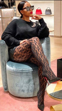 Load image into Gallery viewer, Fendi Inspired Fishnet Stockings