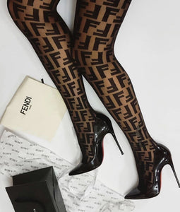 Fendi Inspired Fishnet Stockings