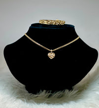 Load image into Gallery viewer, 18k Gold Dipped Heart Nugget Set