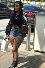 Load image into Gallery viewer, Large Hole Fishnet Stocking