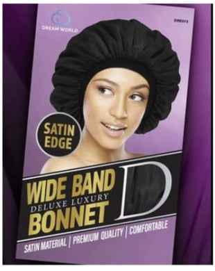 SATIN EDGE WIDE BAND BONNET