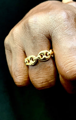 14k Gold Dipped Gucci Ring