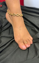 Load image into Gallery viewer, 18k Gold Dipped Large Gucci Anklet