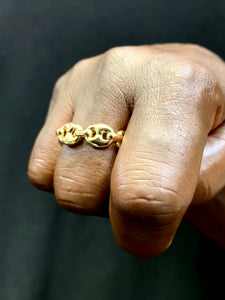 14k Gold Dipped Gucci Ring