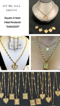 Load image into Gallery viewer, Gold Dipped Initial Pendants