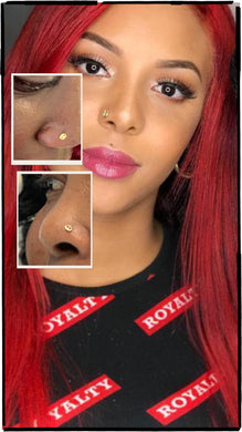 18k Gold Dipped Nose Ring